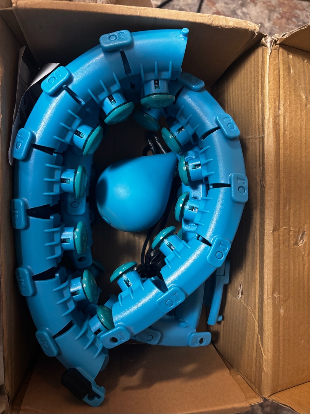 Blue Weighted Hula Hoop